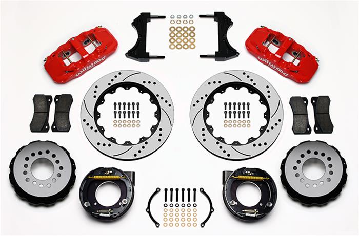 Wilwood AERO4 Big Brake Rear Brake Kits 140-10941-DR image 1