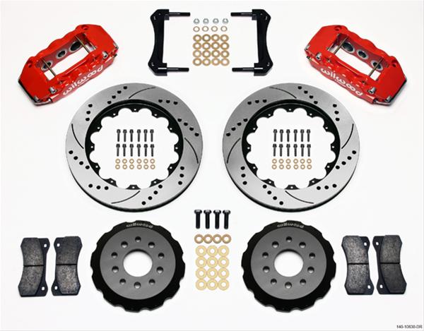 Wilwood AERO6 Big Brake Front Brake Kits 140-10830-DR image 1