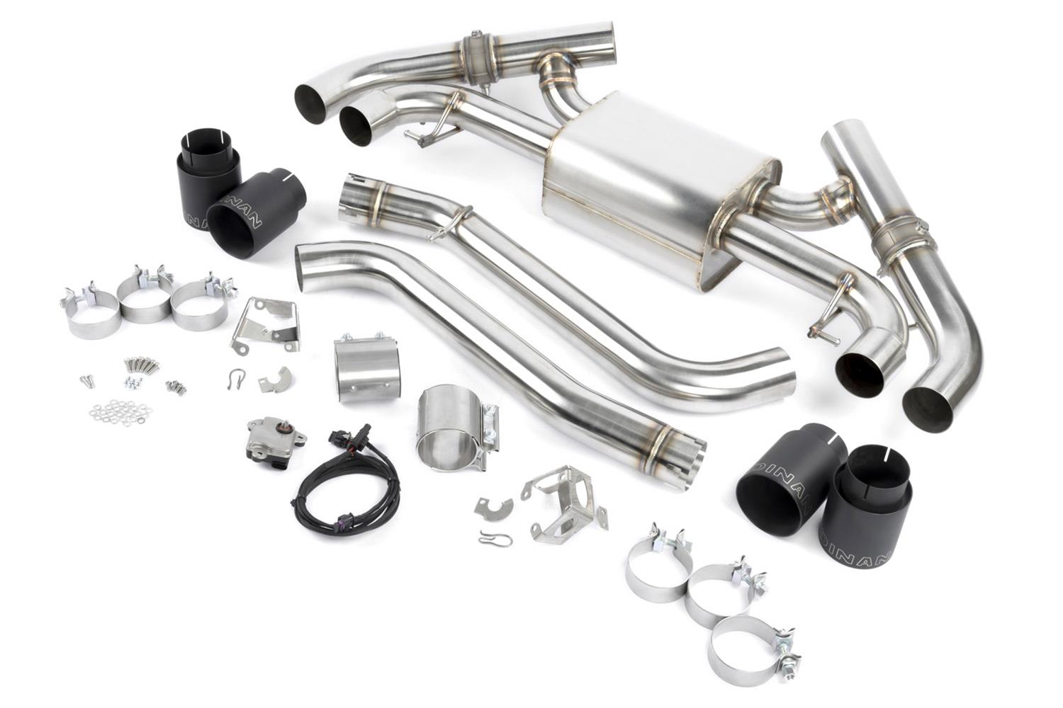 Dinan Free Flow Stainless Exhaust Systems D660-0098-BLK image 5