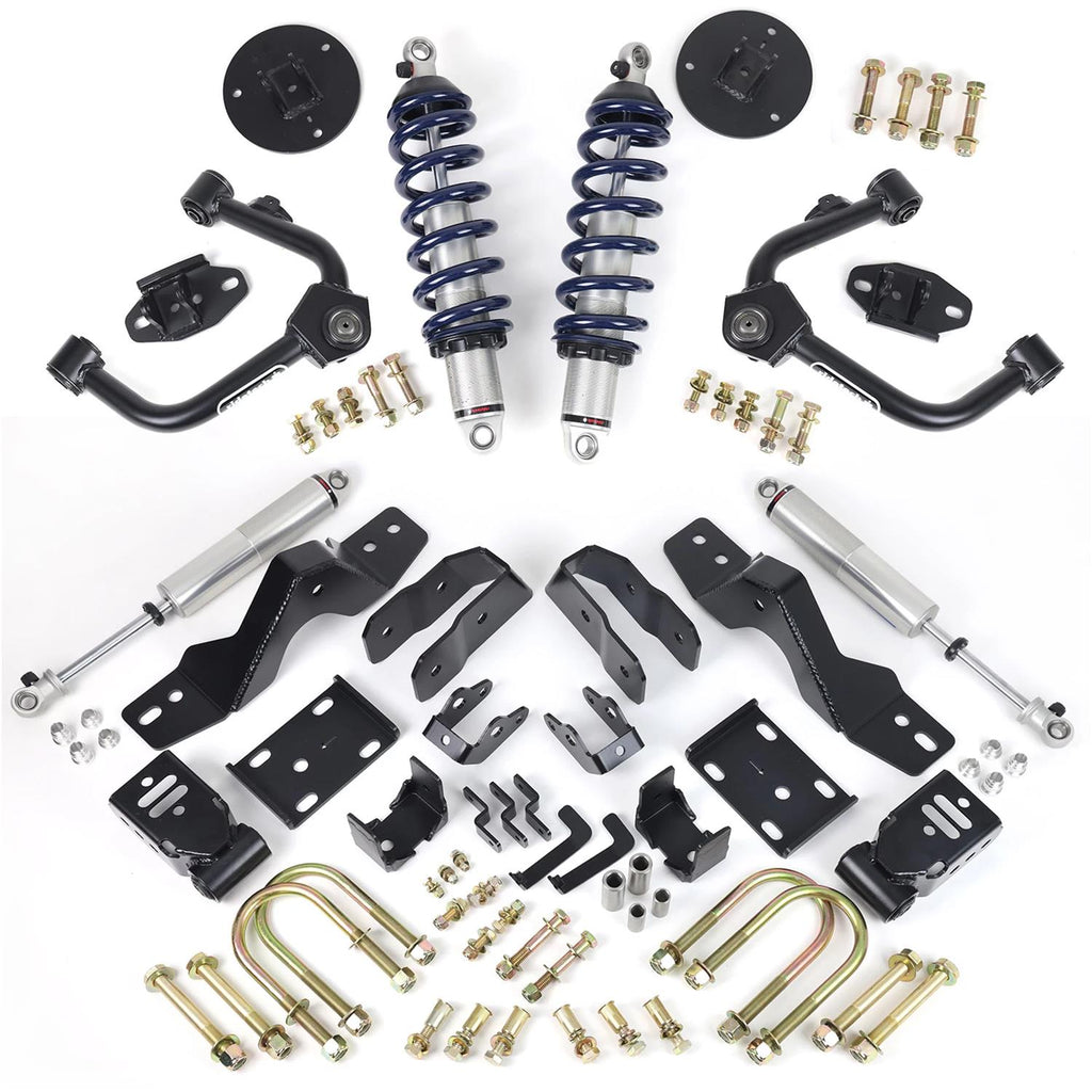 RideTech 2019-23 Silverado/Sierra 1500 Suspension Lowering Kits 11720110 image 0