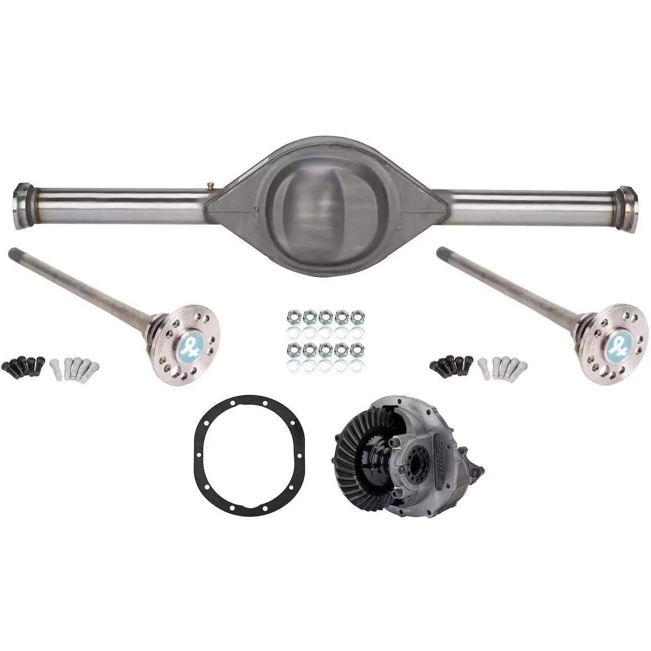 9 Inch Ford Rear Axle Kit w/Gear Style Posi 3rd Member, 54 Inch image 0