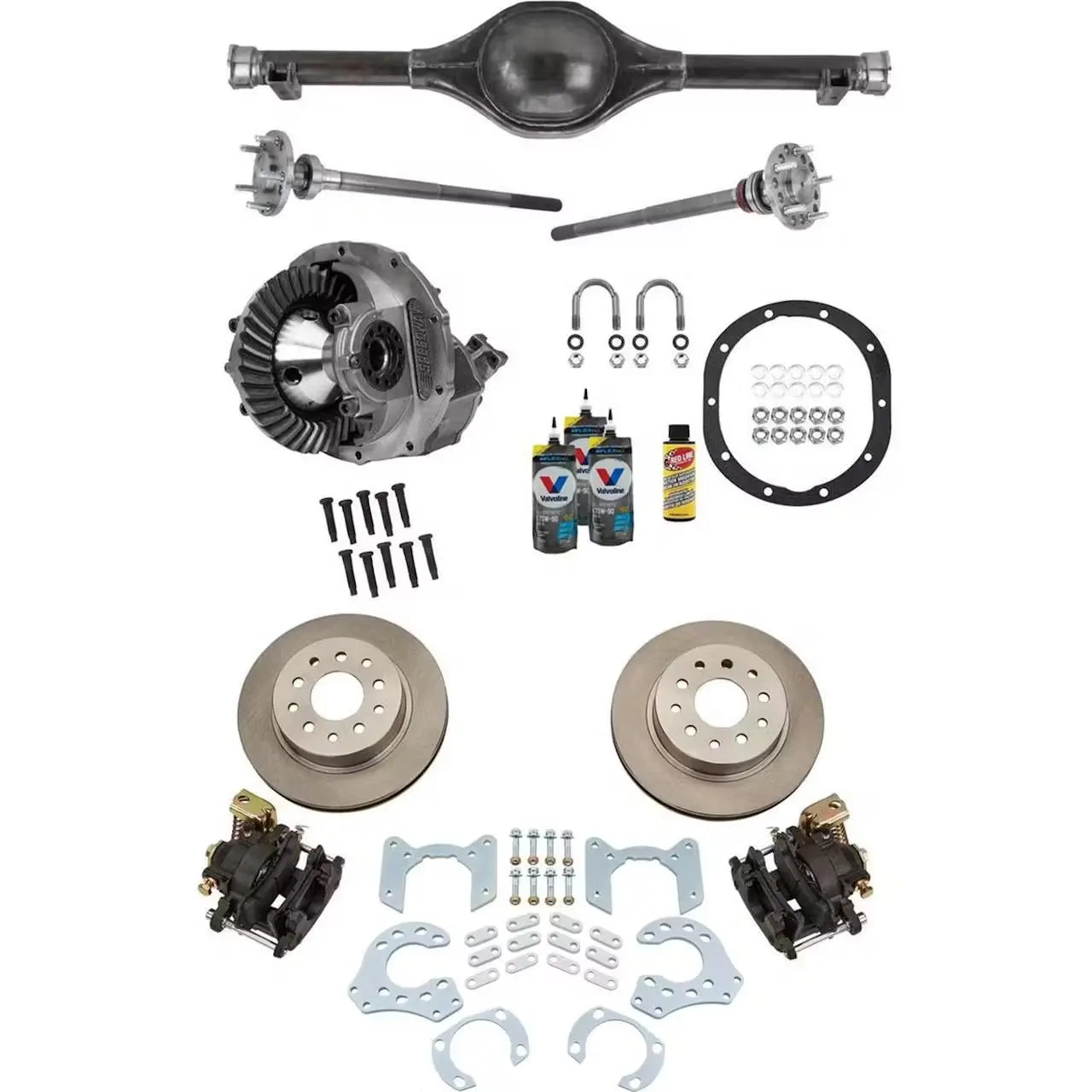 1964-66 Ford Mustang 9 Inch Rear Axle Kit w/Disc E-Brake, 3.50:1 image 0