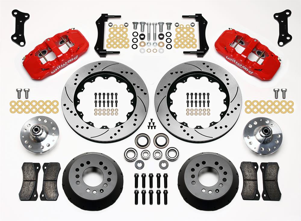 Wilwood AERO6 Big Brake Front Brake Kits 140-10920-DR image 1
