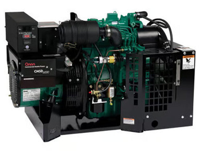Cummins Onan 7.5kW Commercial Diesel Generator Set 120/240 Volts 3 Phase | 7.5HDKAL-3 image 0