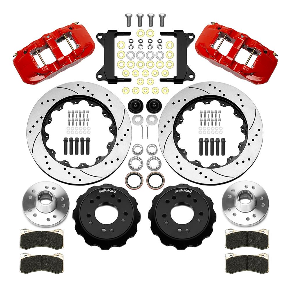 Wilwood AERO6 Big Brake Front Brake Kits 140-15943-DR image 1