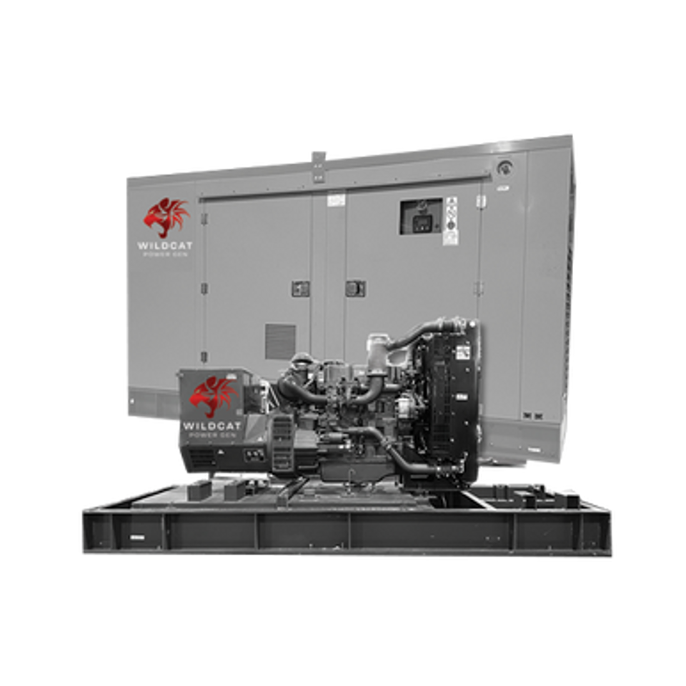 Wildcat Roughneck 60kW Diesel Generator 120/240 Volts Single Phase | RO0060D3AOXE image 0