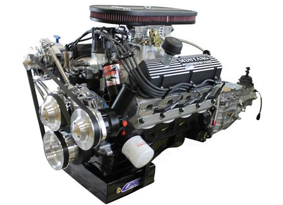 BluePrint Builder Series 347W/415HP Mustang Edition EFI Crate Engine and TKX Transmission Combos B347FKTKXM image 0