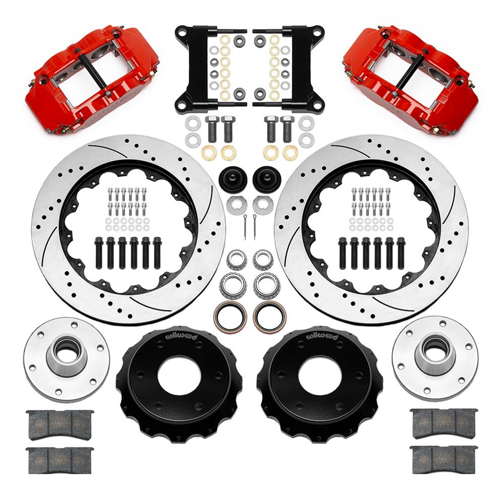 Wilwood Forged Narrow Superlite 6R Big Brake Front Brake Kits 140-15946-DR image 1
