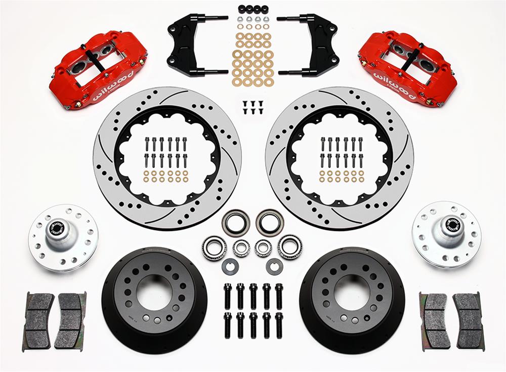 Wilwood Forged Narrow Superlite 6R Big Brake Front Brake Kits 140-9920-DR image 1