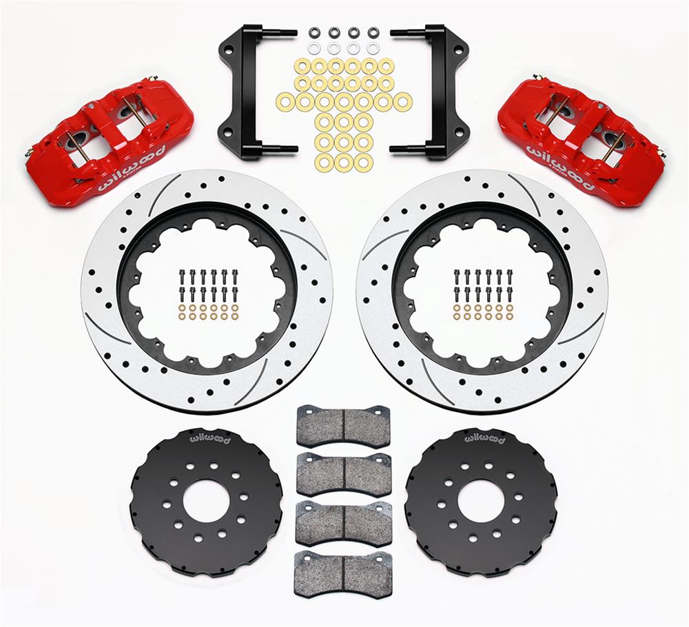 Wilwood AERO6 Big Brake Front Brake Kits 140-13903-DR image 1
