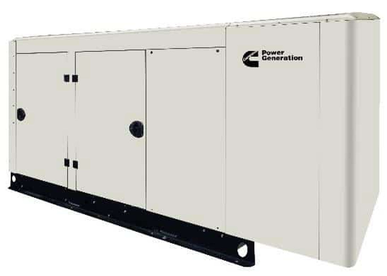 Cummins Power Quiet Connect 80kW Liquid Cooled Standby Generator Single Phase | RS80 image 0