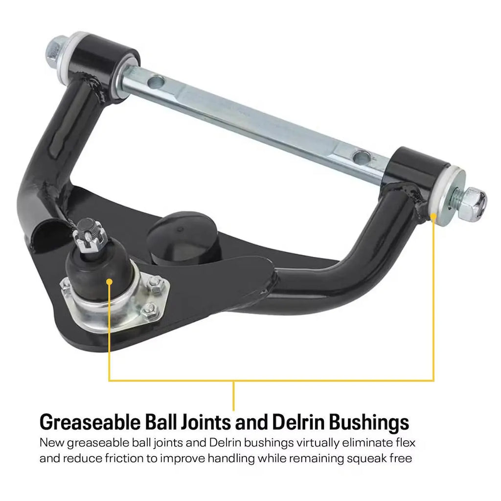 1982-04 S10 & G-Body Tubular Upper Control Arms Kit, Powdercoated image 4