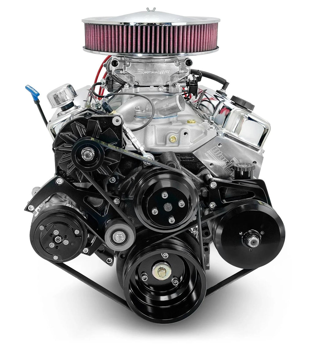 BluePrint Engines GM 350 C.I.D. 390 HP Dressed Long Block Crate Engines with Fuel Injection BP3505CTFK image 1