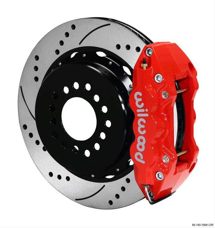 Wilwood AERO4 Big Brake Rear Brake Kits 140-10941-DR image 0