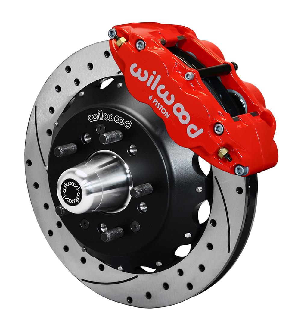 Wilwood Forged Narrow Superlite 6R Big Brake Front Brake Kits 140-15910-DR image 0