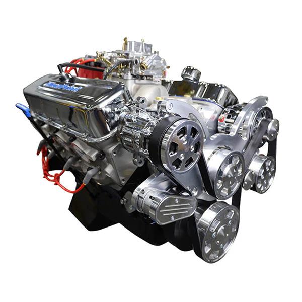 BluePrint Engines GM 496 C.I.D. 600 HP Stroker Dressed Carbureted Long Block Crate Engines BP4967CTCK image 4