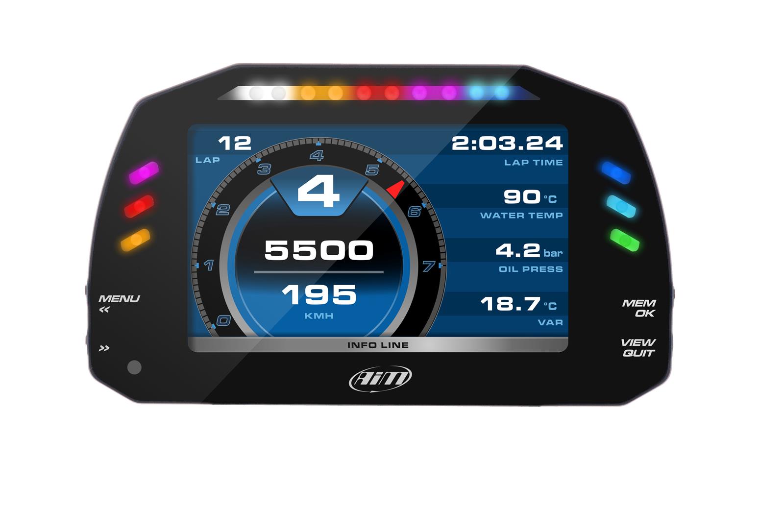 AiM Sports MXS 1.2 Data Loggers XA2MXS12A40G1 image 1