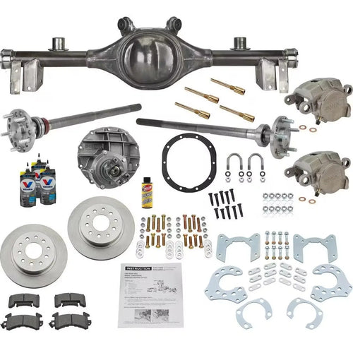 1968-72 Chevy Chevelle 9 Inch Rear Axle w/Disc Kit, 3.50:1 Powered Coated image 0