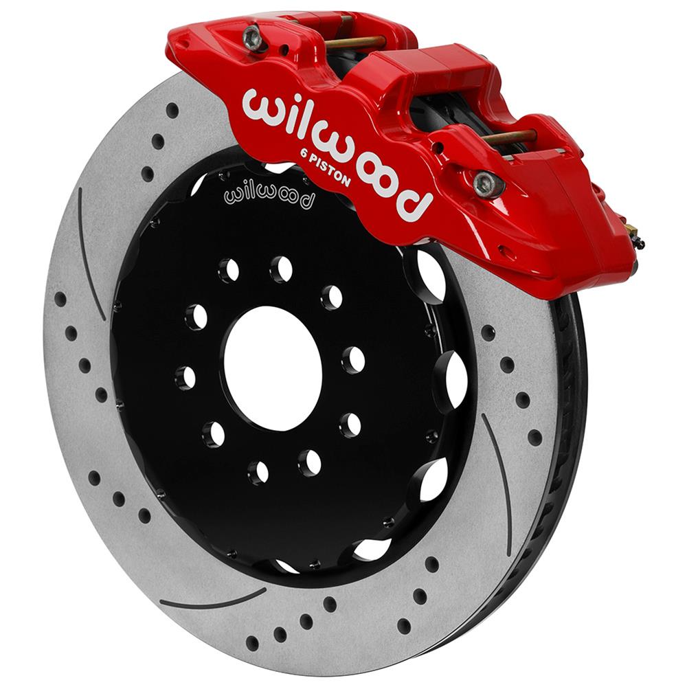 Wilwood AERO6 Big Brake Front Brake Kits 140-15705-DR image 0