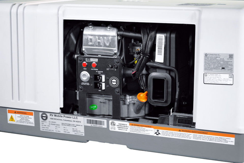 RVMP Flex Power 5500 Watt Dual Fuel Inverter RV Generator 5500i image 4