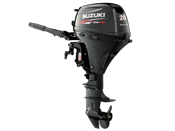 Suzuki Outboard DF20ATHL2 20 HP Motor | Electric Start | Tiller Handle image 0