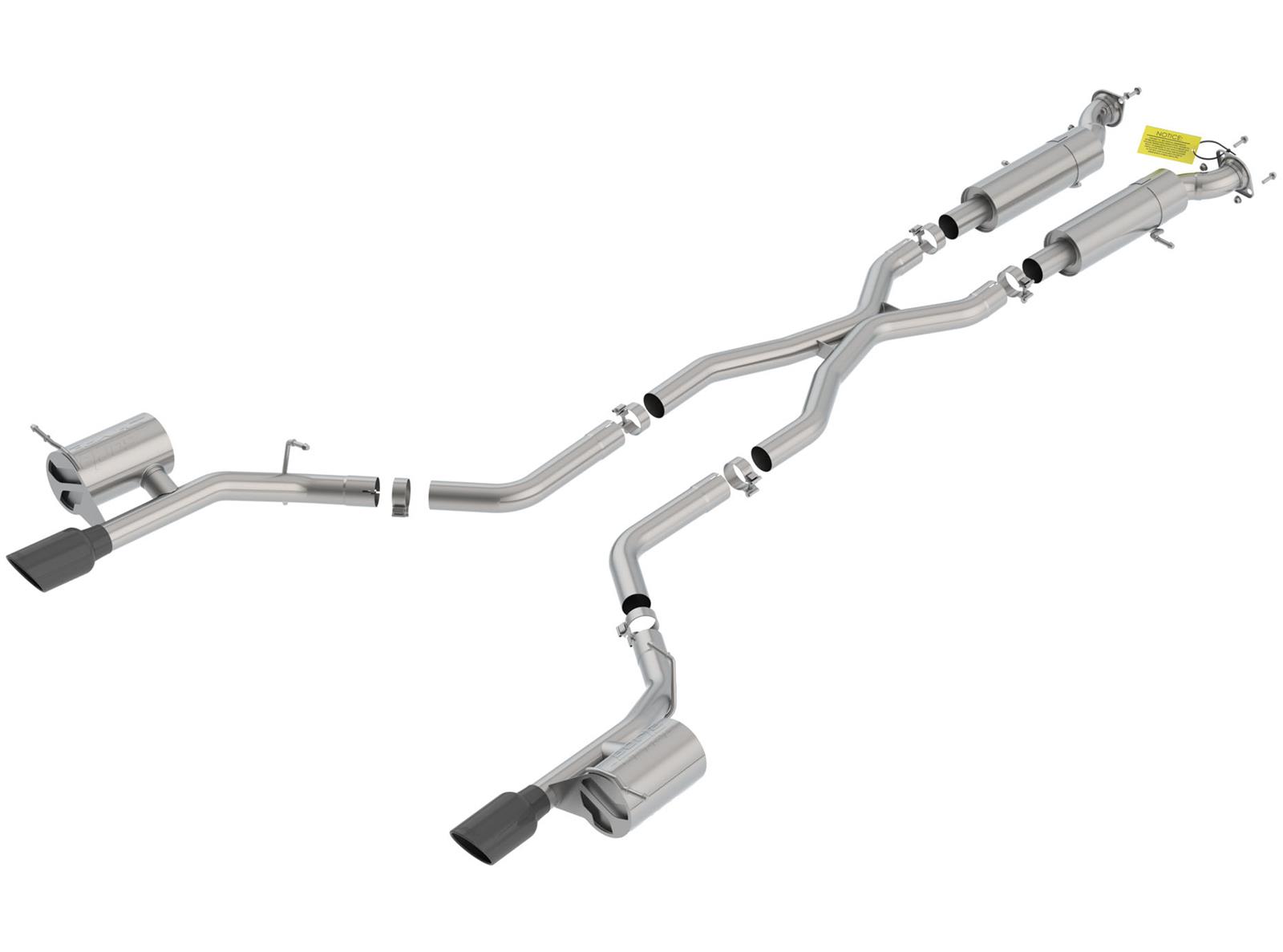 Borla S-Type Cat-Back Exhaust Systems 140791BC image 0