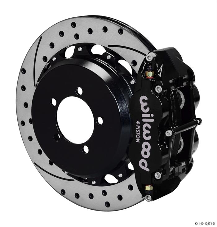 Wilwood Forged Narrow Superlite 4R Big Brake Rear Brake Kits 140-12871-D image 0