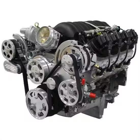 BluePrint PSLS3760CTFK 376CI Dressed LS3 Engine, Polished Pulleys image 0