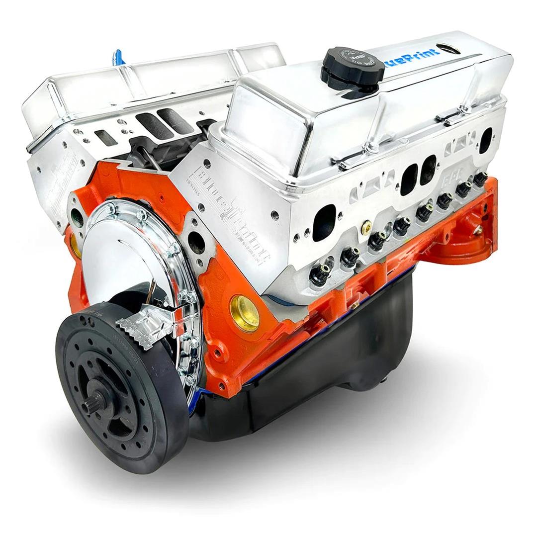 BluePrint Engines GM 383 C.I.D. 445 HP Dressed Power Adder Stroker Long Block Crate Engines BP38317CT1 image 0