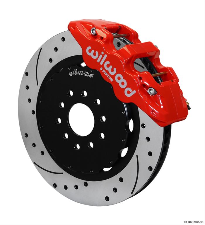 Wilwood AERO6 Big Brake Front Brake Kits 140-13903-DR image 0