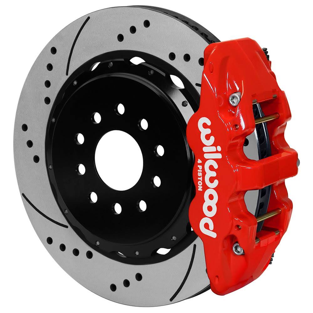 Wilwood AERO4 Big Rear Brake Kit | 140-11119-DR | Forged Dynalite Calipers image 0