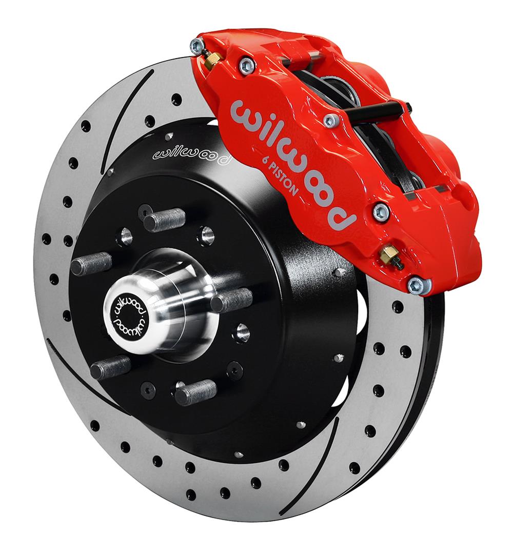Wilwood Forged Narrow Superlite 6R Big Brake Front Brake Kits 140-15409-DR image 0
