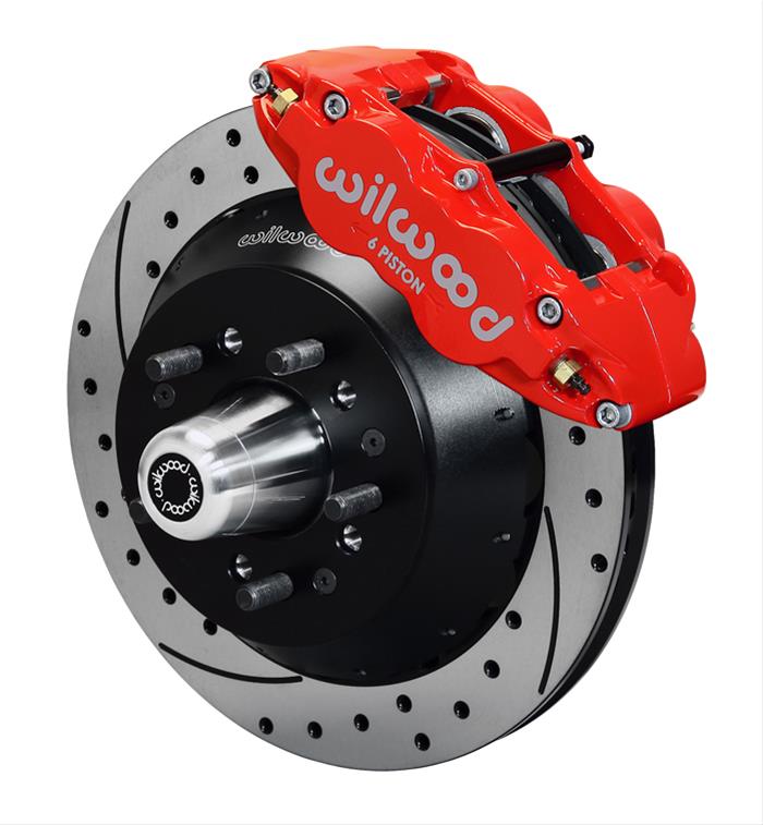 Wilwood Forged Narrow Superlite 6R Big Brake Front Brake Kits 140-15278-DR image 0
