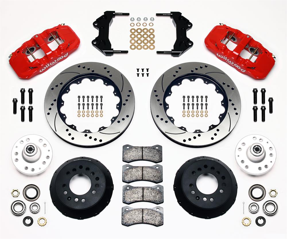 Wilwood AERO6 Big Brake Front Brake Kits 140-10641-DR image 1