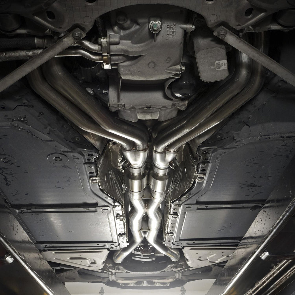 Stainless Works Long Tube Headers C72CAT image 1