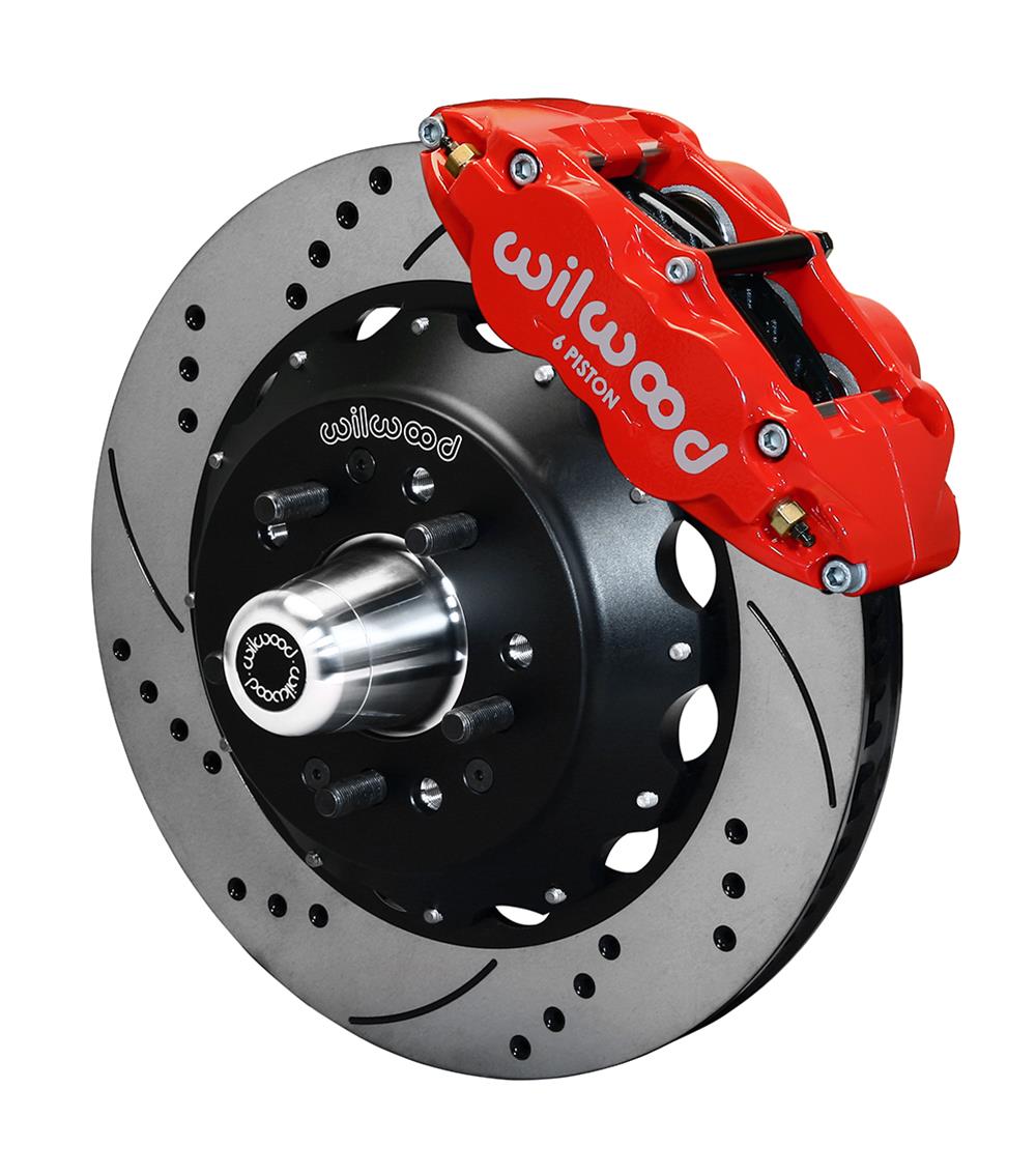 Wilwood Forged Narrow Superlite 6R Big Brake Front Brake Kits 140-15911-DR image 0